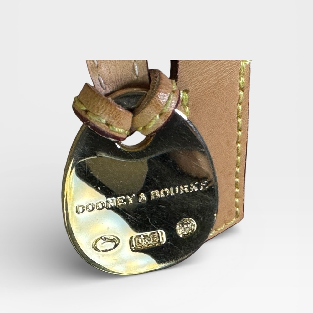 Dooney & Bourke Gold Polka Dot Tote - Picture 10 of 10